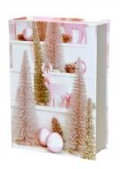 Коробка подарункова прямокутна ялинка 26х19х7 см