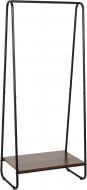 Вешалка-стойка для одежды BS-N2233 AMEGA с полкой 600х400х1500 мм черный