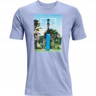 Футболка Under Armour UA HOOPS SUMMER DAZE TEE 1361923-420 р.M белый