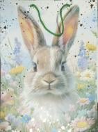 Пакет подарочный Зайчик 26x32x10 см