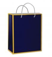 Пакет подарунковий M 17,5x23x10 cм Синій Львівська Мануфактура Друку Пакет подарунковий M 17,5x23x10 cм Синій Львівська Мануфактура Друку