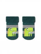 Носки детские для девочекдля мальчиков Conte-Kids Sof-Tiki (с отворотом) 6С-19СП 432 р.12 темно-бирюзовый