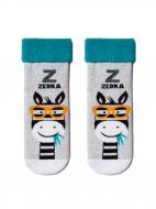 Носки детские для девочекдля мальчиков Conte-Kids Sof-Tiki (с отворотом) 6С-19СП 436 р.16 серый