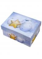 Коробка подарочная прямоугольная звезда 14х10х5,5 см