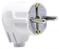 Вилка штепсельна ТЕССО TA 2005 із заземленням 230В 16А IP20 ABS-пластик білий