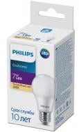 Лампа светодиодная Philips EcoHome 7 Вт A60 матовая E27 90-250 В 3000 К 929002298617