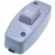 Вимикач для бра одноклавішний без підсвітки білий TA 2021