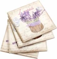 Набір підставок під гаряче Лаванда 10,5*10,5*3 см 4 шт.
