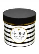 Коробка подарункова кругла смугаста 12х12 см