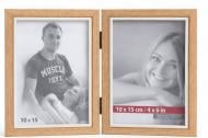 Мультирамка для фотографии с оргстеклом Velista 15FW-3206-11SKV 2 фото 10x15 см дерево светлое