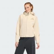 Джемпер Adidas W Z.N.E. FZ CRLI KE4746 р.S бежевый
