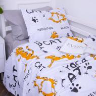 Наволочка Ranforce Elite Kids Time 17-0627 Yoga Cat Grey 50x70 см мульти MirSon