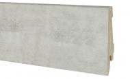 Плинтус МДФ скошенный ОМиС цемент 80x16x2400 мм
