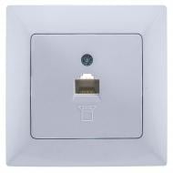 Розетка компьютерная серия BEATA одинарная IP20 белый QM-902-61