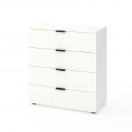 Комод Metkas Home A034 850x930x420 мм белый снег/белый снег