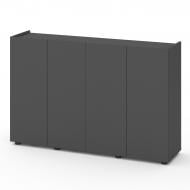 Комод Metkas Home MB020 4д ЛДСП 1400x920x350 мм антрацит/антрацит