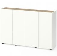 Комод Metkas Home MB020 4д ЛДСП 1400x920x350 мм білий сніг/дуб артізан/білий сніг