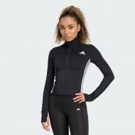 Джемпер Adidas WE JKT 3S BLACK/WHITE KB7843 р.XS черный Джемпер Adidas WE JKT 3S BLACK/WHITE KB7843 р.XS черный