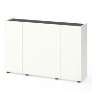 Комод Metkas Home MB020 4д ЛДСП 1400x920x350 мм белый снег/антрацит/белый снег
