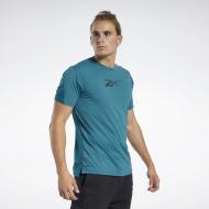 Футболка Reebok TS AC Graphic Move HERTEA FJ4625 S бирюзовый