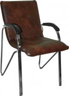 Кресло Примтекс Плюс Samba chrome wood 1.031 S-61 коричневый 