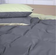 Наволочка Microsatin Premium Sajazarra (12-0525+19-0000) 60x60 см сірий/салатовий MirSon