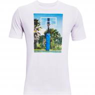 Футболка Under Armour UA HOOPS SUMMER DAZE TEE 1361923-100 р.XL темно-синий