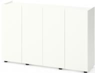 Комод Metkas Home MB020 4д ЛДСП 1400x920x350 мм белый снег/белый снег