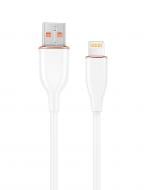 Кабель Cablexpert USB 2.0 А-тато/Lightning, 1,5 м, 2.1 А 1,5 м білий (CC-USB2S-AM8PM-1.5M-W)