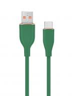 Кабель Cablexpert USB 2.0 Type-A/Type-С, 1.5 м, 2.1 А 1,5 м зелений (CC-USB2S-AMCM-1.5M-G)