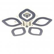 Люстра светодиодная Victoria Lighting 104 Вт хром Curcuma/PL5