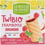 Печенье Le Moulin du Pivert с малиной органическое 150 г