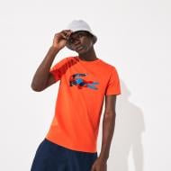 Футболка Lacoste TH84494FF р.2XL помаранчевий