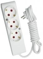 Удлинитель ТЕССО с заземлением 3 гн. белый 3 м 102 301 03 Удлинитель ТЕССО с заземлением 3 гн. белый 3 м 102 301 03