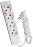 Удлинитель ТЕССО с заземлением 4 гн. белый 5 м 102 401 05 Удлинитель ТЕССО с заземлением 4 гн. белый 5 м 102 401 05