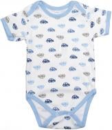 Боди детское для мальчика Ярослав 456 р.80 белый с голубым