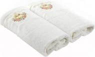 Набор полотенец Цветы 2 шт 50x80 см молочный La Nuit