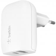 Зарядное устройство Belkin Home Charger 32W DUAL USB-C/USB-A white