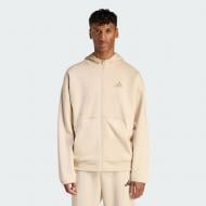 Джемпер Adidas M FI SL FZ CRLI KD7665 р.M бежевый Джемпер Adidas M FI SL FZ CRLI KD7665 р.M бежевый