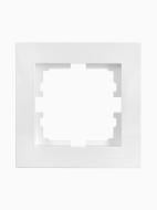 Рамка одноместная Lezard Vesna белый 742-0200-146