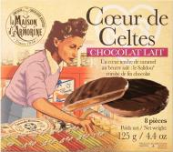 Конфеты Coeur de Celtes из молочного шоколада Солона карамель 125 г (D6048)