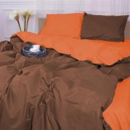 Наволочка бязь 16-1367 Torino 50x70 см оранжевый/шоколадный MirSon
