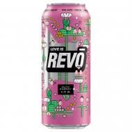Слабоалкогольний напій Revo енергетичний сильногазований Біттер Лемон 0,5 л