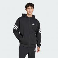 Джемпер Adidas M FI 3S FZ BLACK JD4827 р.S черный