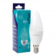 Лампа светодиодная Emilight 11 Вт C37 матовая E14 180 В 4100 К LED C37-11W-4100K-E14