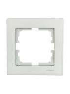 Рамка одноместная Lezard Vesna универсальная серый 742-3500-146