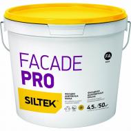 Фарба латексна водоемульсійна Siltek FACADE PRO База FА мат білий 4,5 л