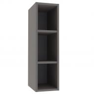 Шкаф верхний SOKME Шарлотта 20В 200x718x305 мм серый графит