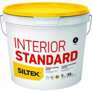 Фарба латексна водоемульсійна Siltek INTERIOR STANDARD База А мат білий 7 кг