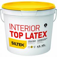 Краска латексная водоэмульсионная Siltek INTERIOR TOP LATEX База А мат белый 4,5 л